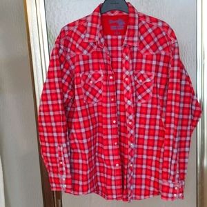 Men's long-sleeved Wrangler 20x Competition shirt